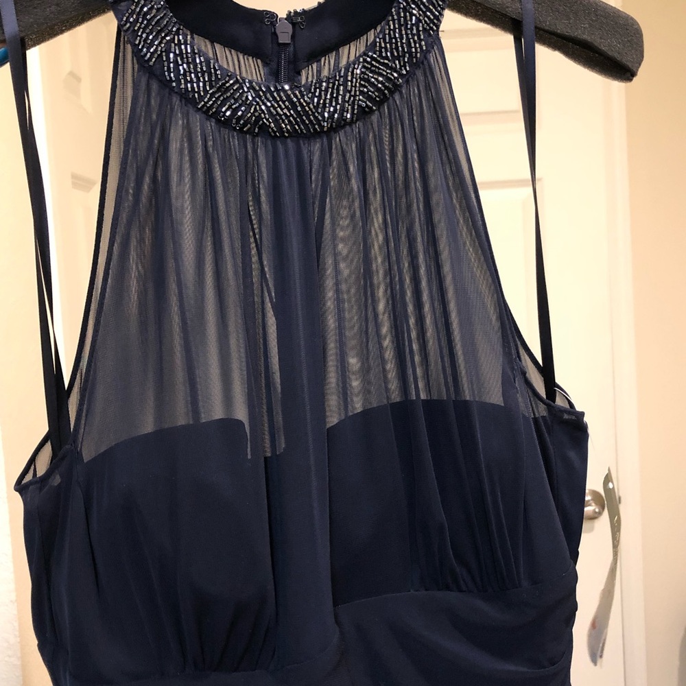 Blue full length gown